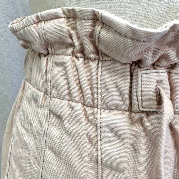Free People Margate in Misty Rose pleated paperbag trouser Small - Picture 5 of 13
